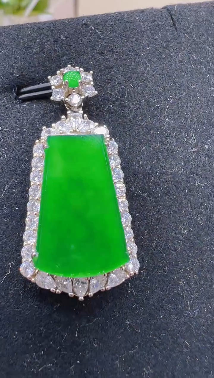 吊坠(不含链)银S925镶嵌翡翠多样性团购发一件