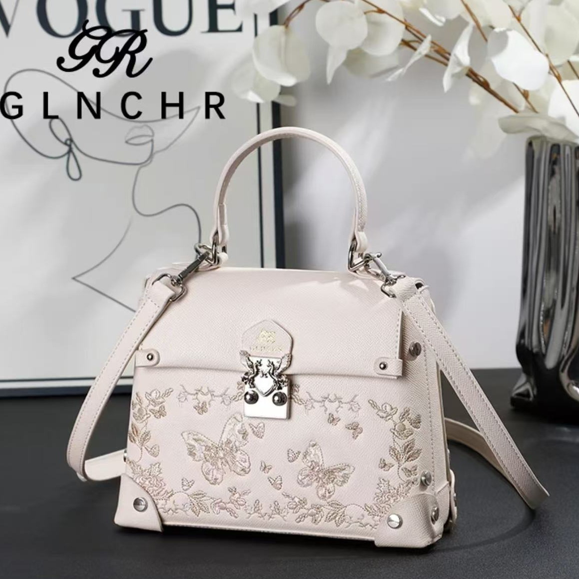 AA时尚百搭女士夏季真皮单肩包斜挎包A629