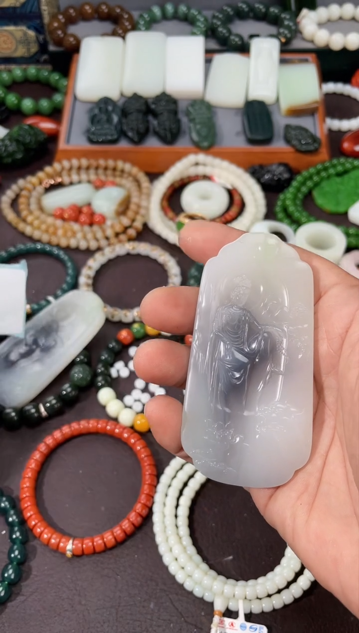 【闪购商品】和田玉配饰未镶嵌发一件20