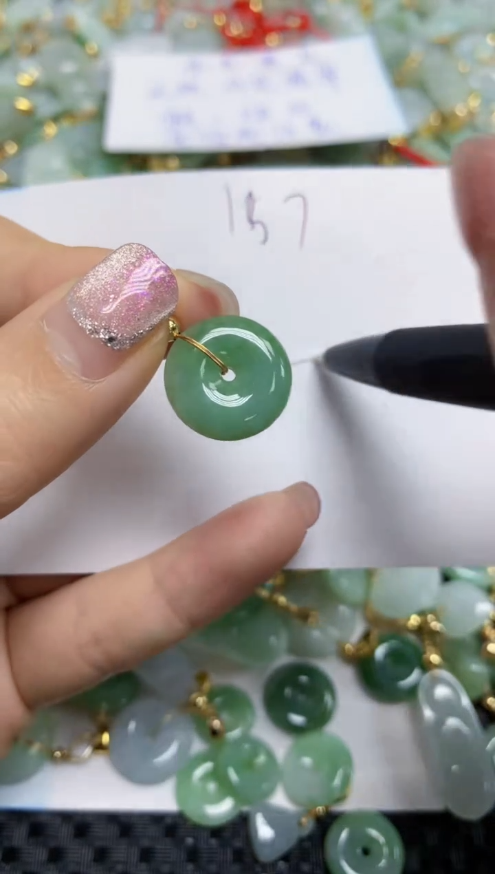 【闪购商品】翡翠颈饰合金   天然A货翡翠