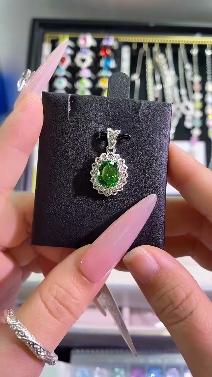 锆石铜合金8*10蛋形 冰花空托