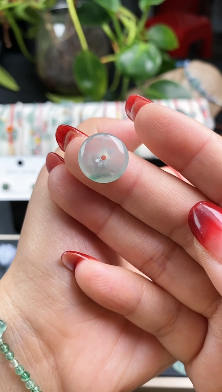 【闪购商品】翡翠戒指未镶嵌平安扣