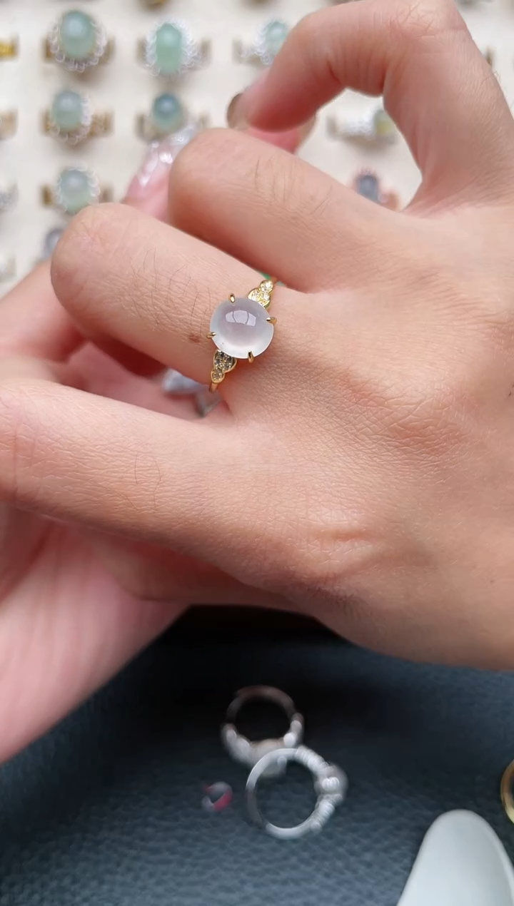 【闪购商品】翡翠戒指银S925镶嵌1111