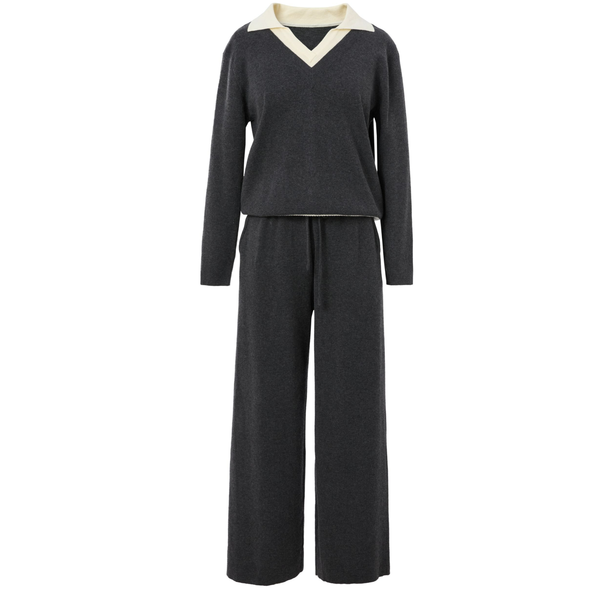 【达人专享】马天奴秋季时尚外穿慵懒针织套装VHA789SWH0