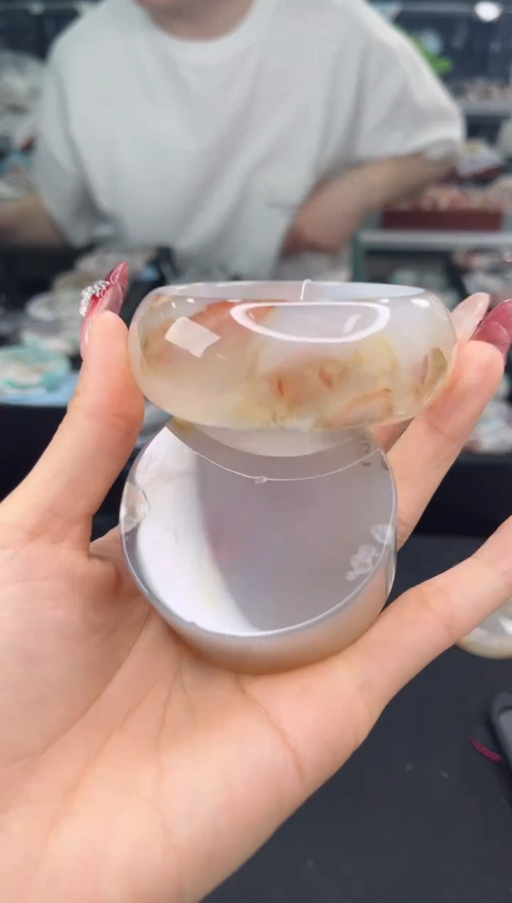 【闪购商品】石英质玉手镯未镶嵌56圈口（赠品镯心）3650225