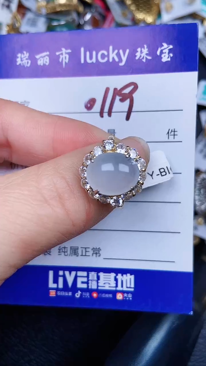 颈饰银S925镶嵌翡翠0119