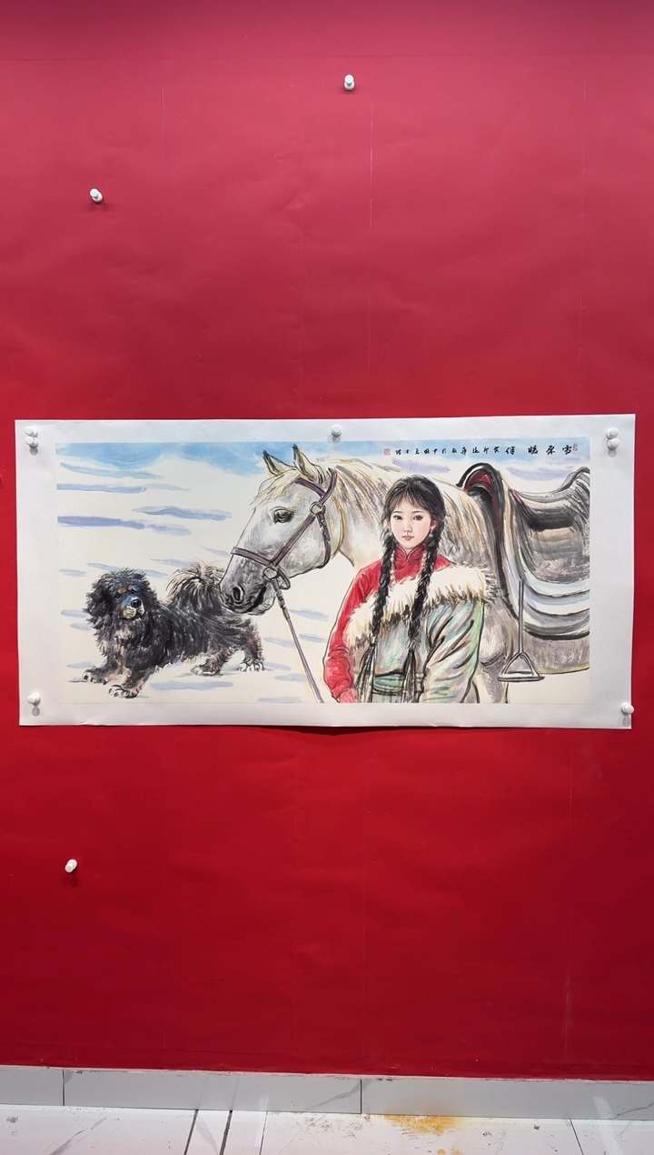 国画画家陆远华纯手绘原作