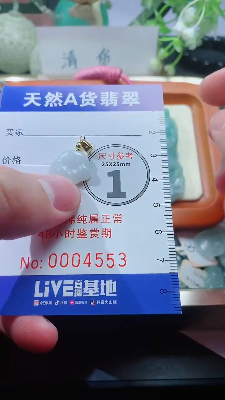 【闪购商品】翡翠颈饰未镶嵌天然A货翡翠一件