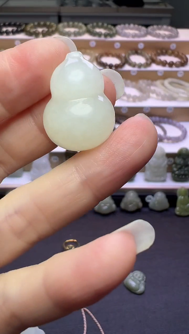 颈饰未镶嵌和田玉196号链接微包容约卡25*19*10