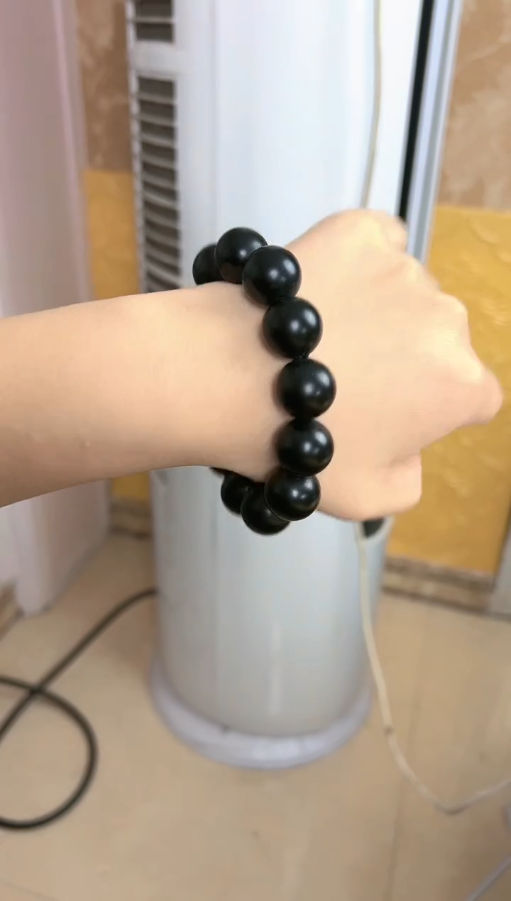 【闪购商品】和田玉手串未镶嵌墨玉手串18