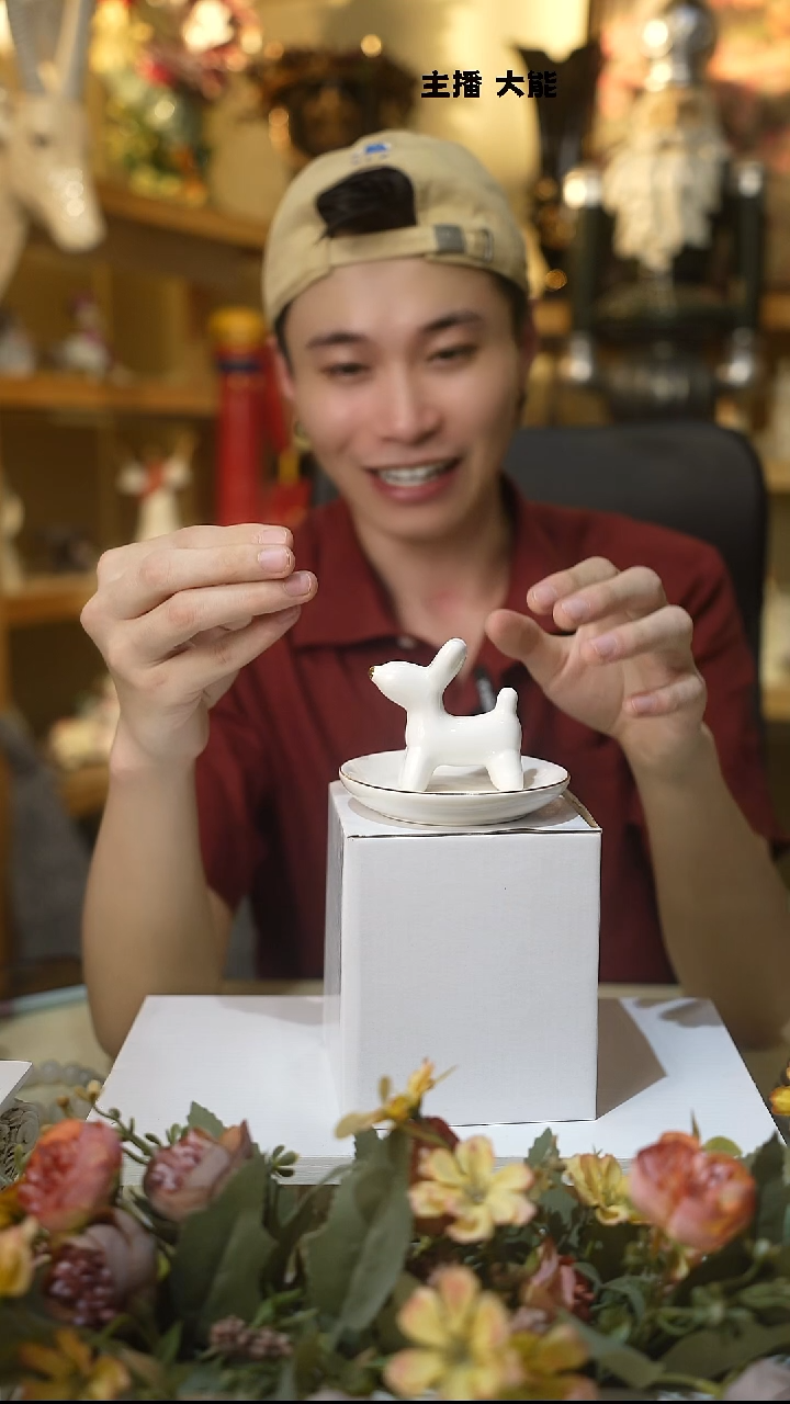 默认微瑕高端树脂陶瓷摆件