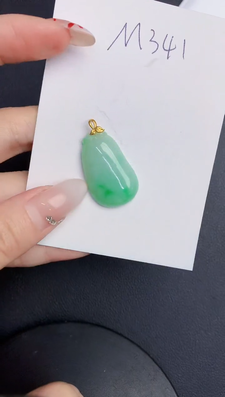 【闪购商品】翡翠颈饰18K金镶嵌00000000000