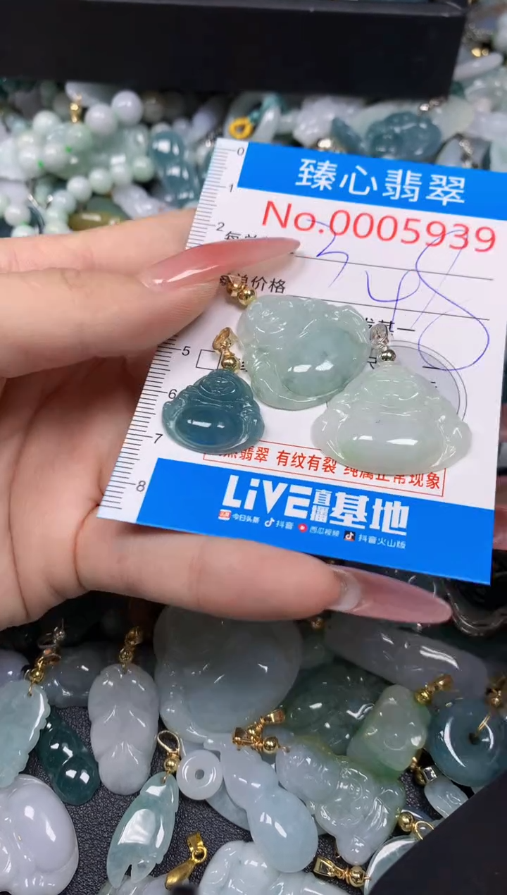 【闪购商品】翡翠颈饰未镶嵌含绳0005939