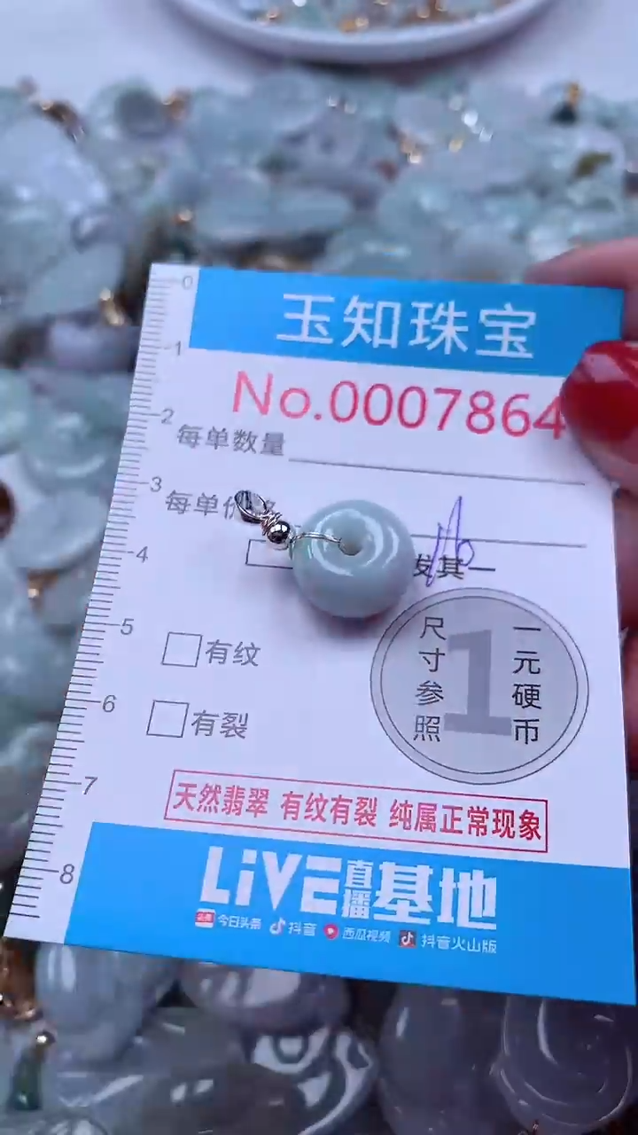 颈饰未镶嵌翡翠7864