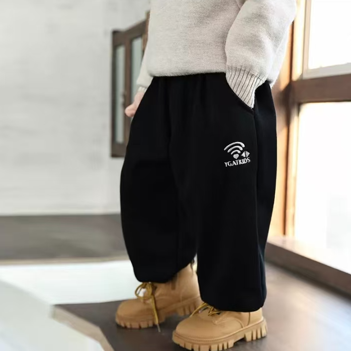 儿童WiFi一体绒卫裤25001