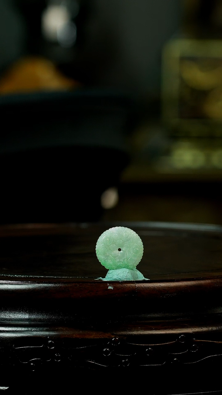 【闪购商品】铜翡翠平安扣挂件W