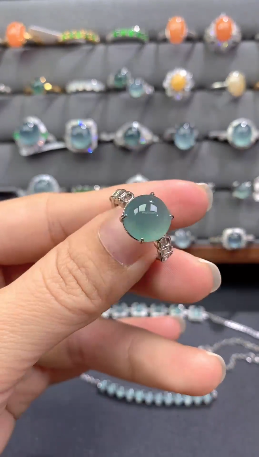 未镶嵌戒指翡翠翡翠A货