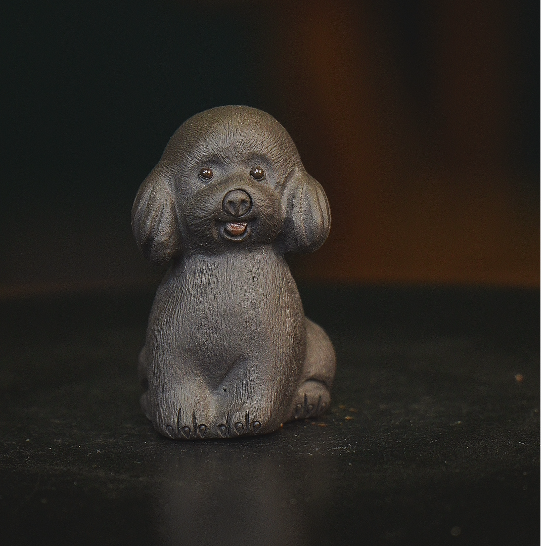 黑泰迪 宜兴紫砂茶宠