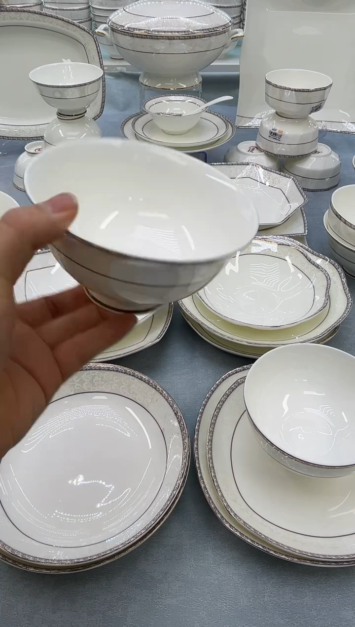 骨瓷玲珑5高10个  
