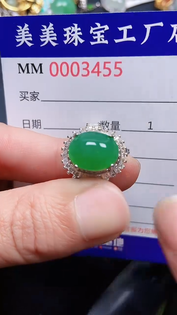 颈饰未镶嵌翡翠3455