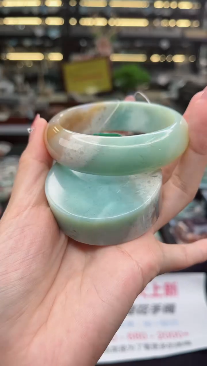 【闪购商品】石英质玉手镯未镶嵌58圈口（赠品镯心）6540049