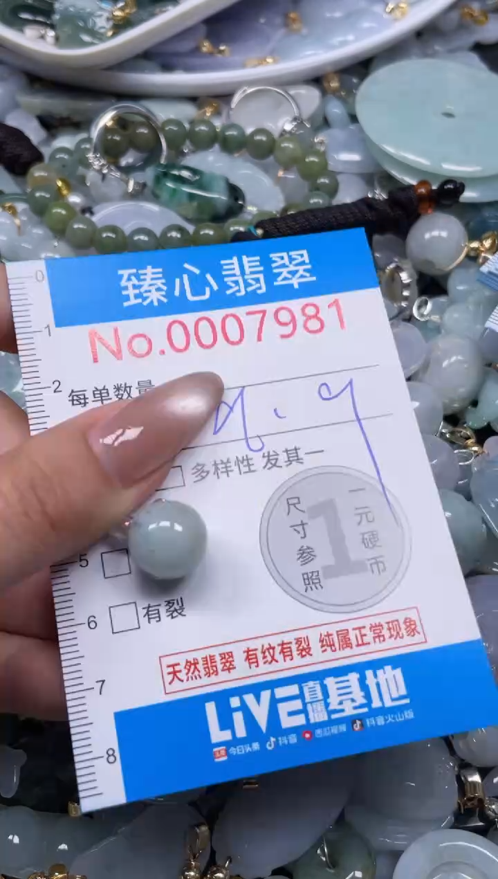 颈饰未镶嵌翡翠7981