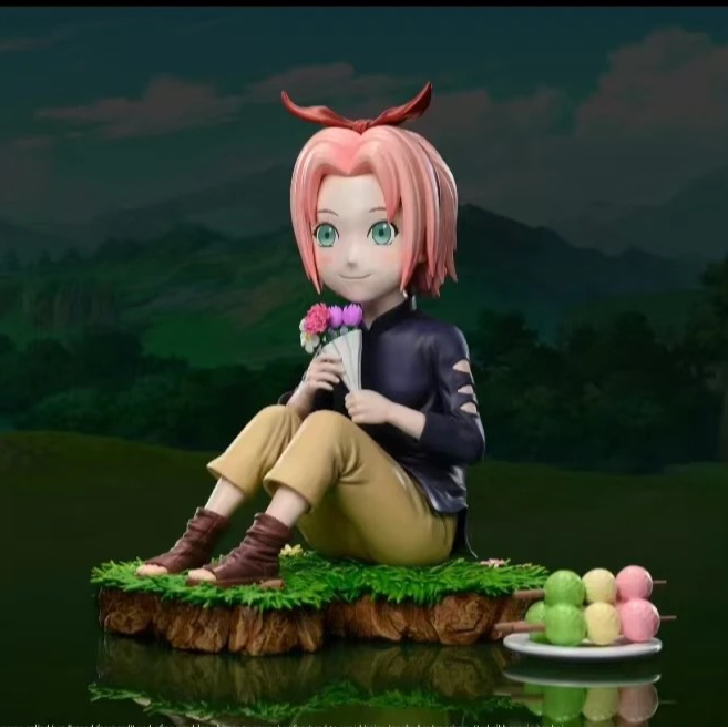 《云上GK》樱花工作室 火影童年 春野樱 小樱 树脂雕像 