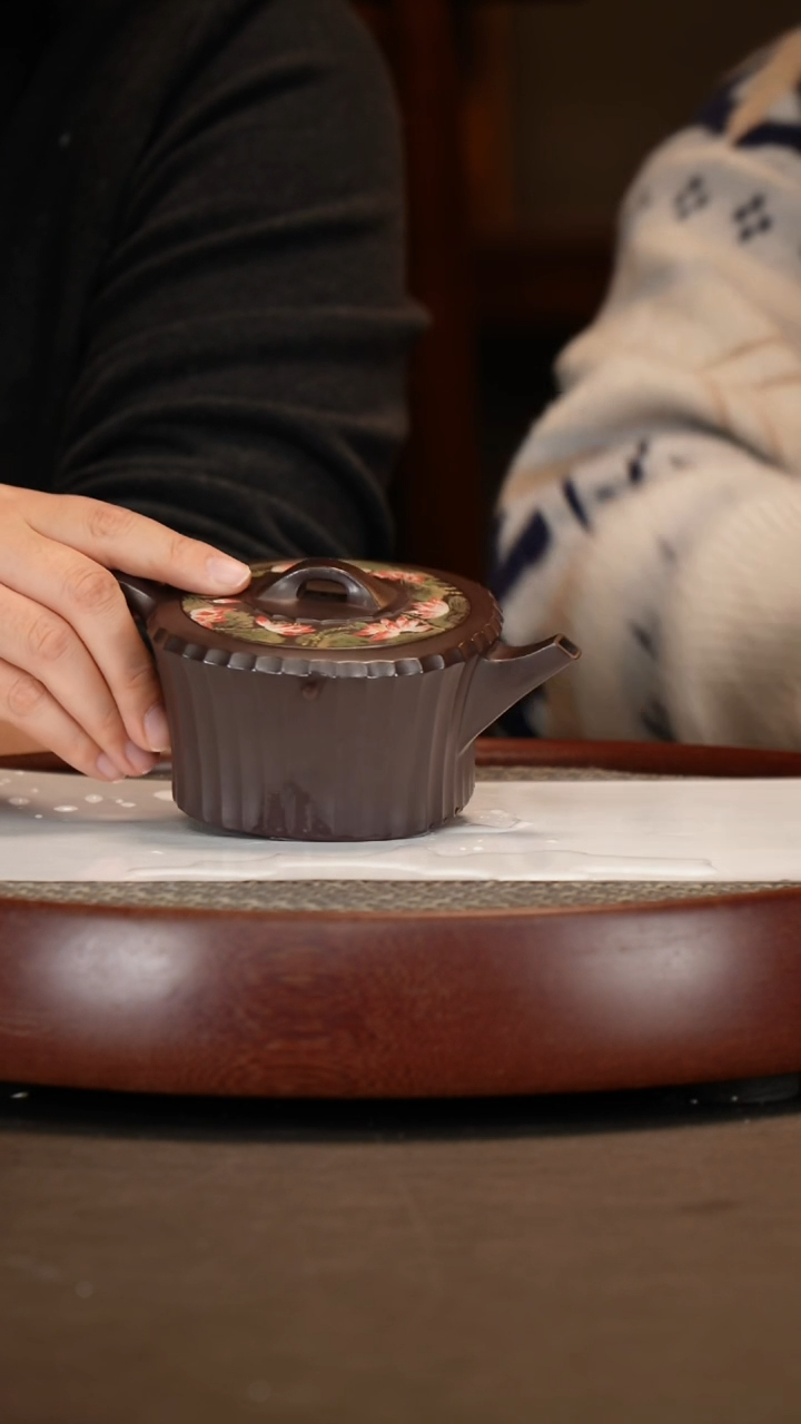 【闪购商品】紫砂茶壶清宫宝莲 荷花画十二生肖杯葫芦杯