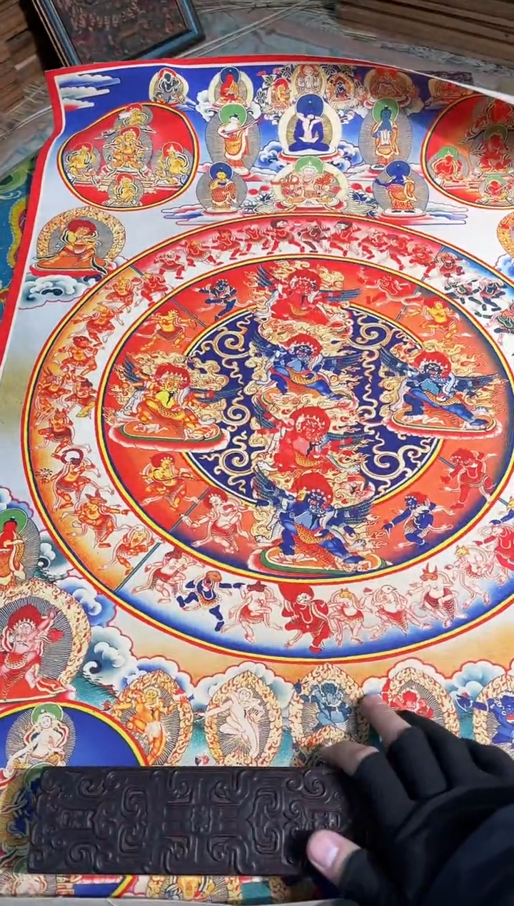 卷轴画天天的唐卡tk160