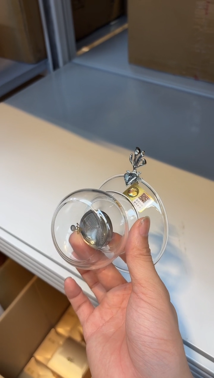 禾器-银鱼茶漏-不锈钢