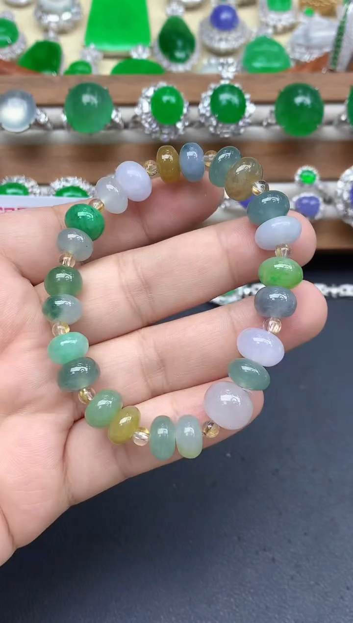 未镶嵌手链翡翠220-中国好珍宝