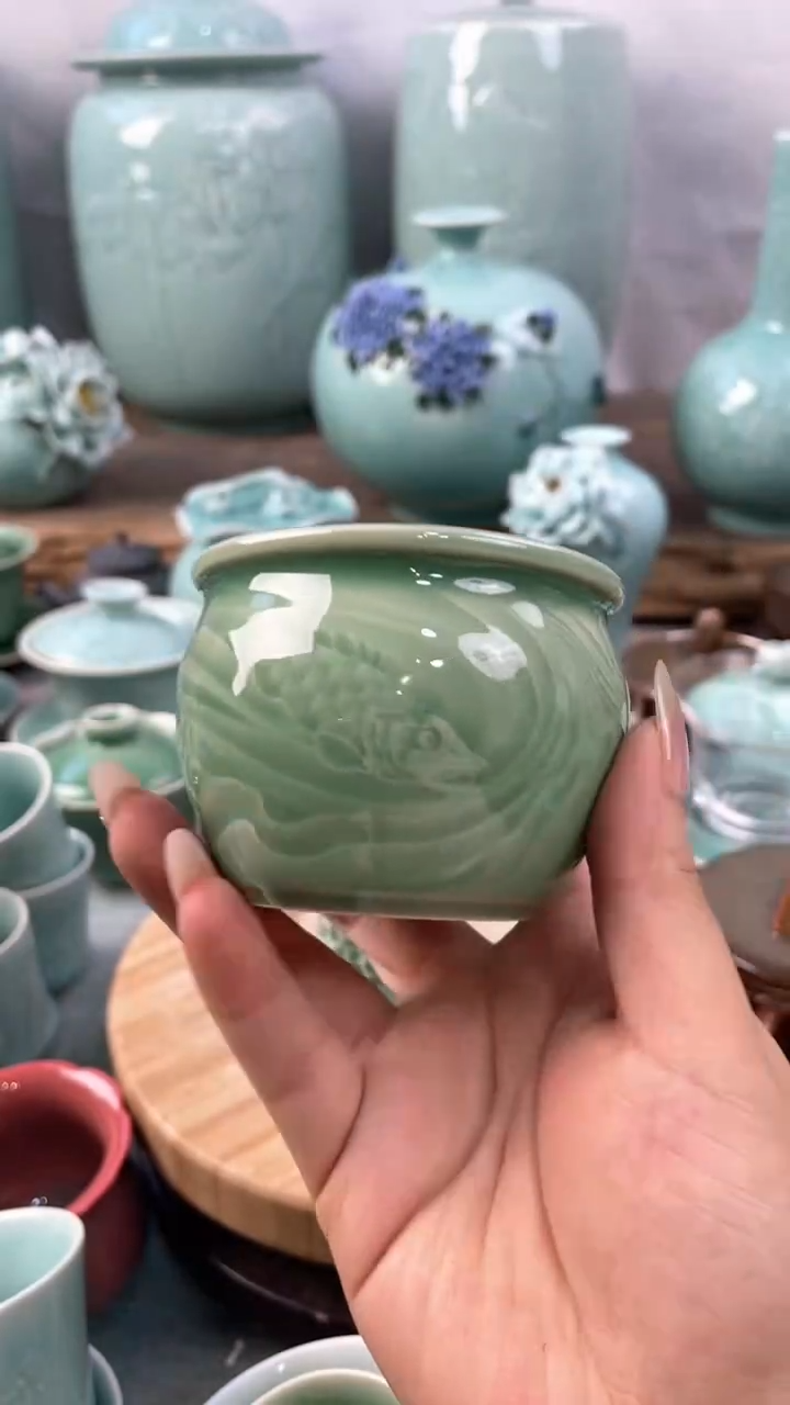 【闪购商品】全手特价 微瑕 慧仙青瓷