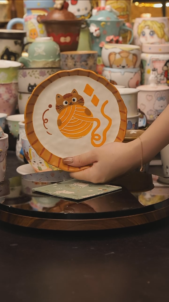 景德镇釉下彩绘设计师款式陶瓷