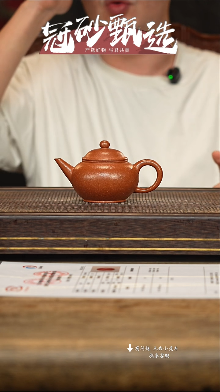 冠砂甄选紫砂茶壶01