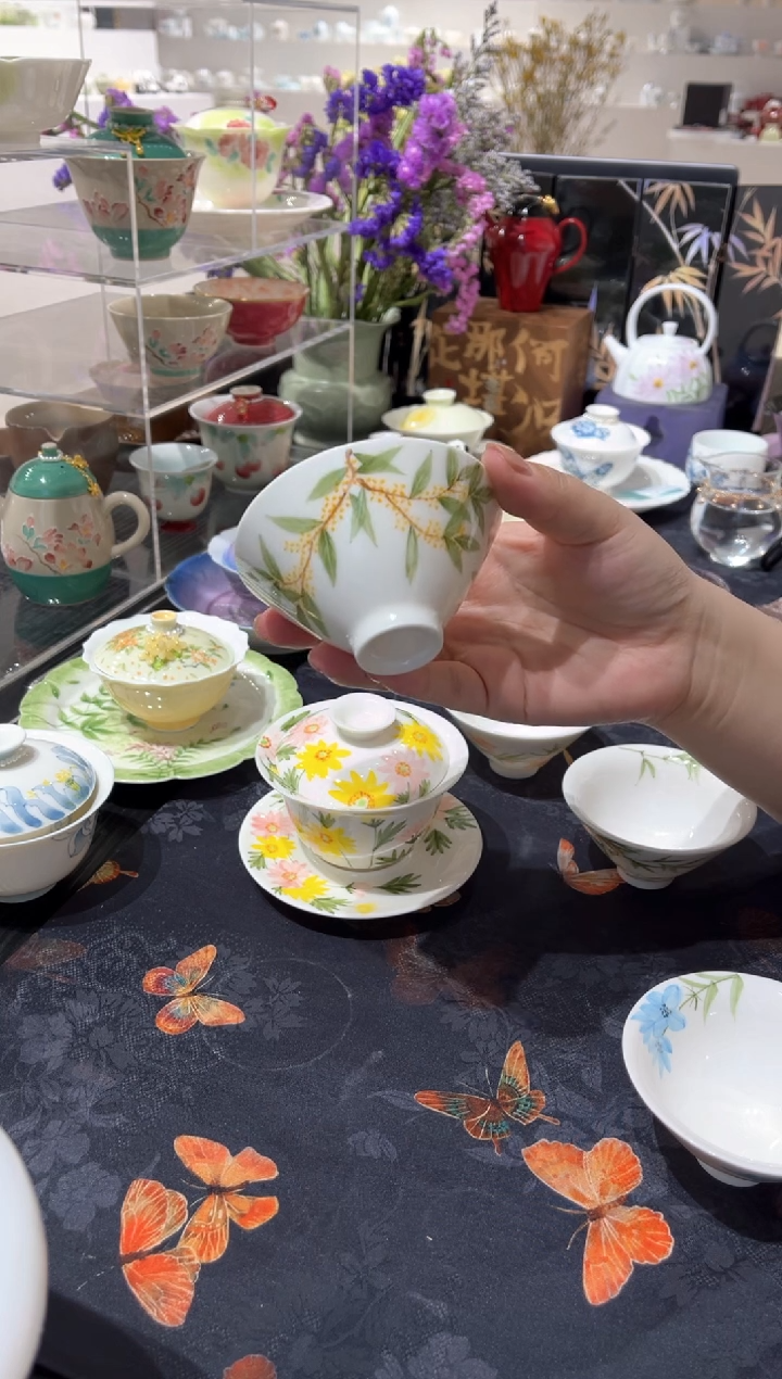 【闪购商品】FQ-玉泥-桂香飘零-斗笠杯