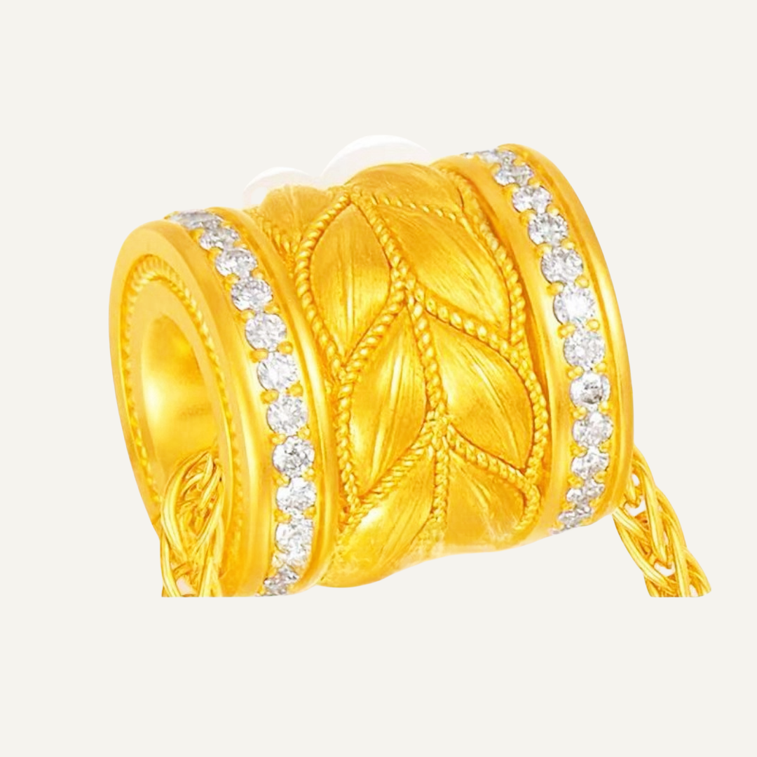 黄金麦穗吊坠时尚百搭韦雪同款（不含链）