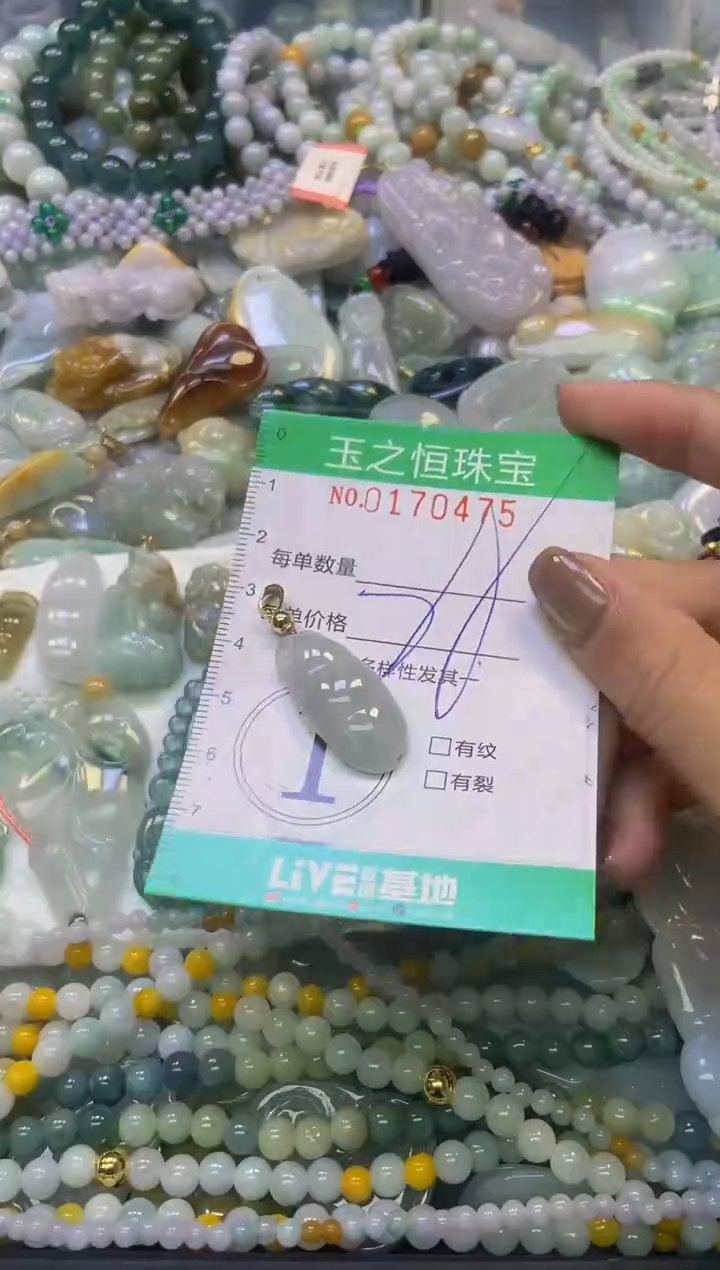 颈饰未镶嵌翡翠闪购0170475