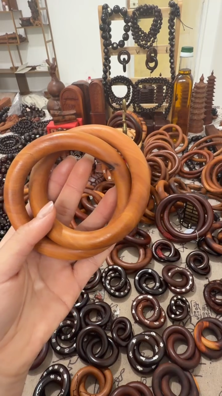 枣木乾坤圈一物一拍微瑕70