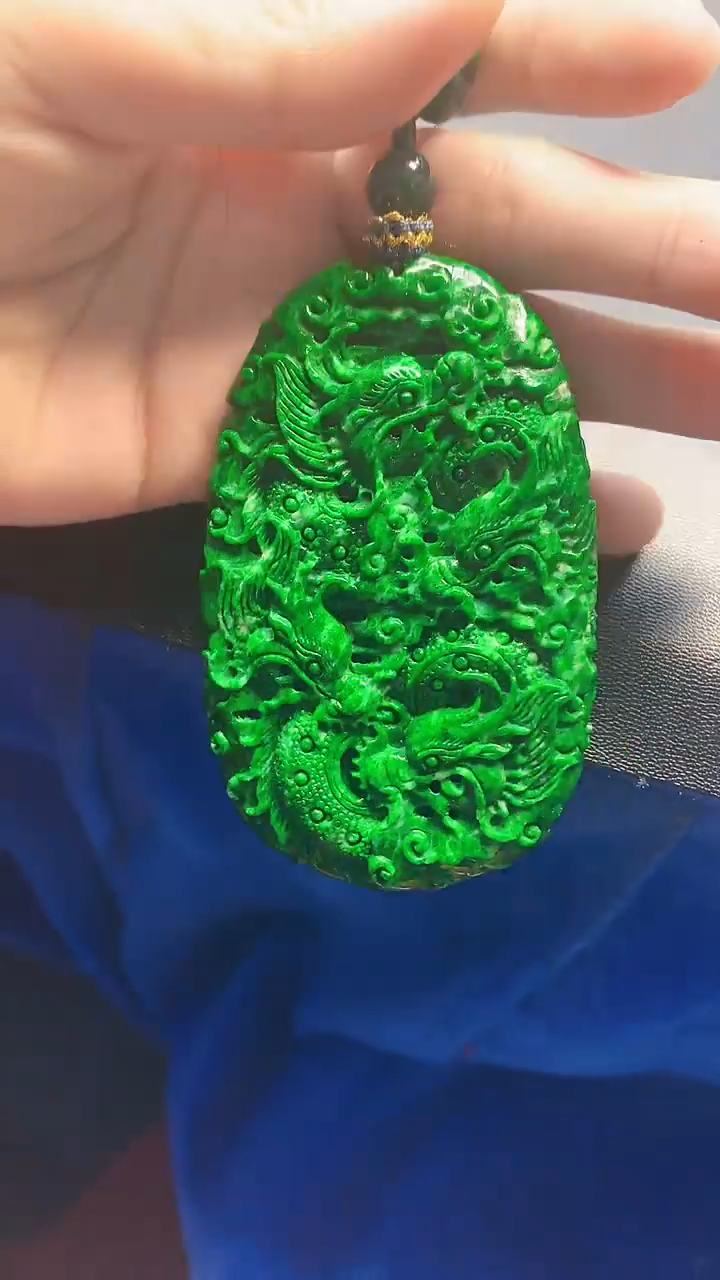 颈饰未镶嵌翡翠若*天然缅甸a货翡翠