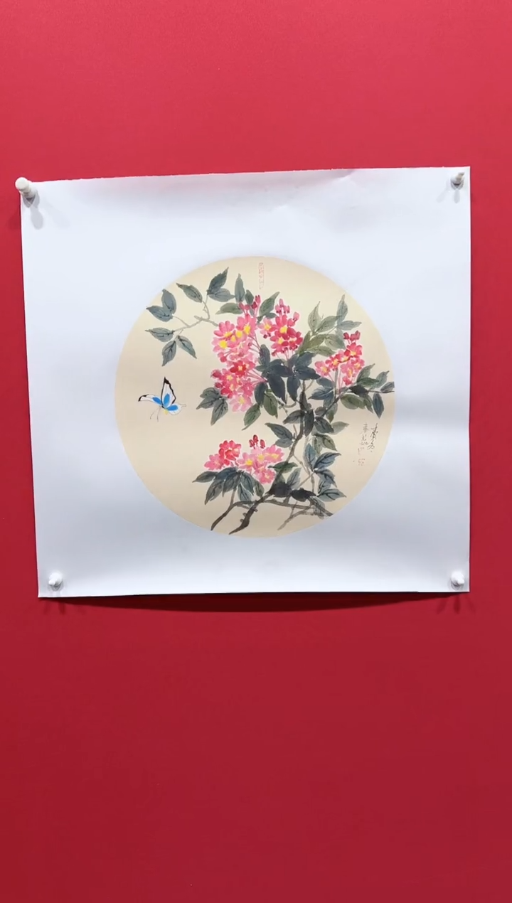 【闪购商品】国画周春蕊42*42.........