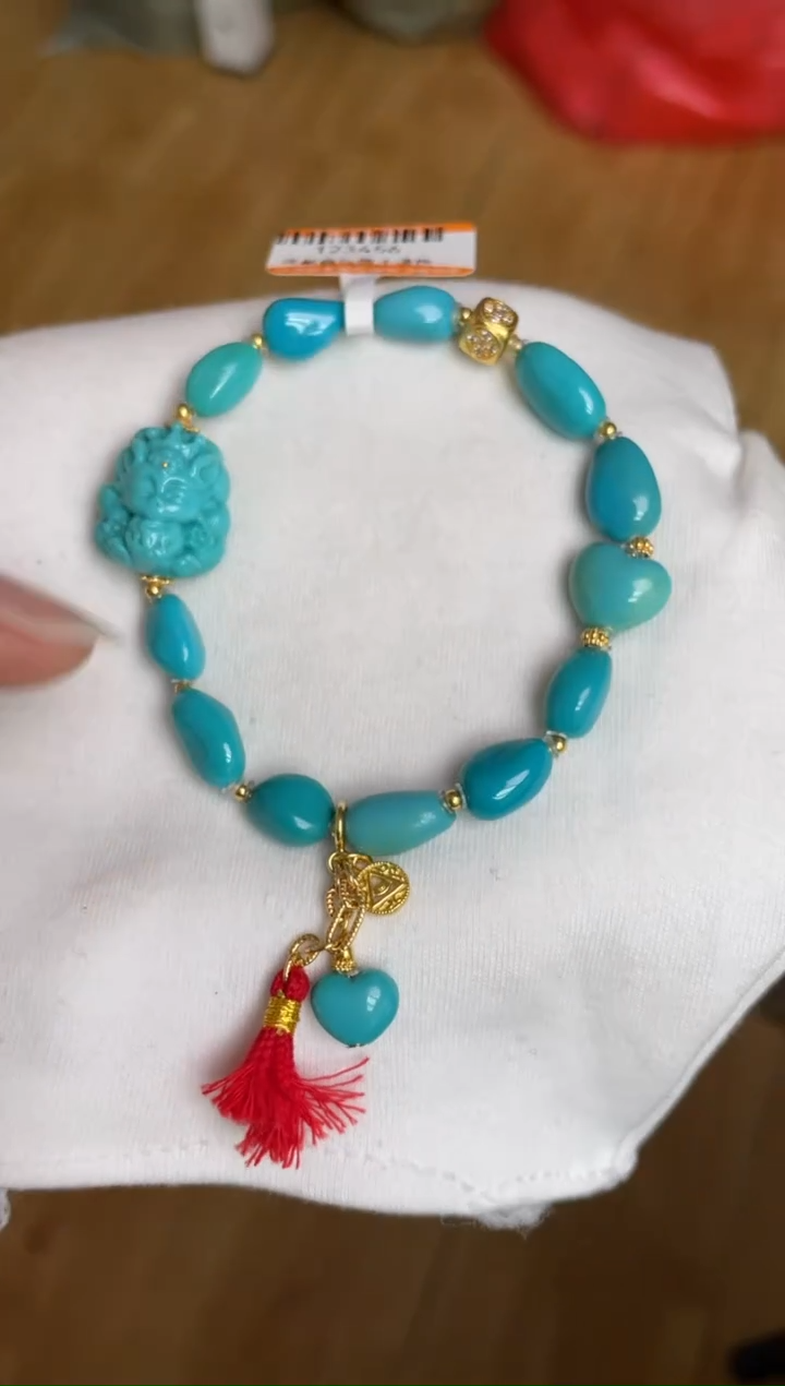 未镶嵌绿松石手串150