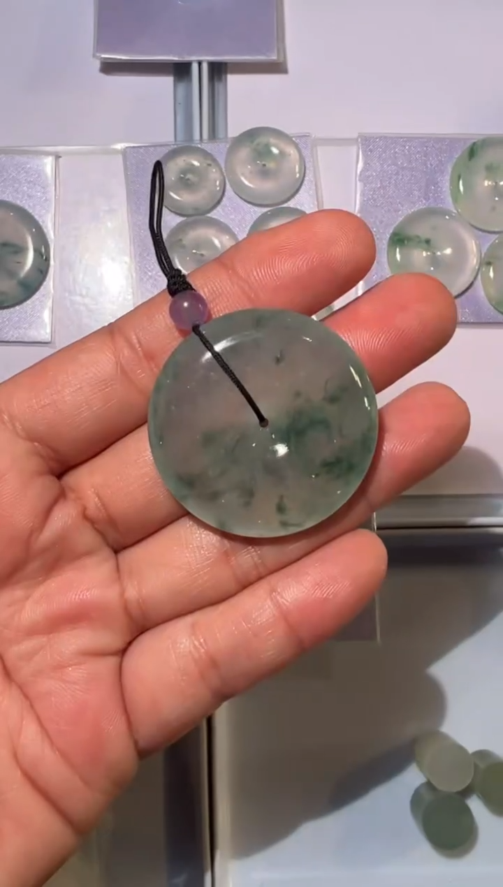未镶嵌定制翡翠扣子