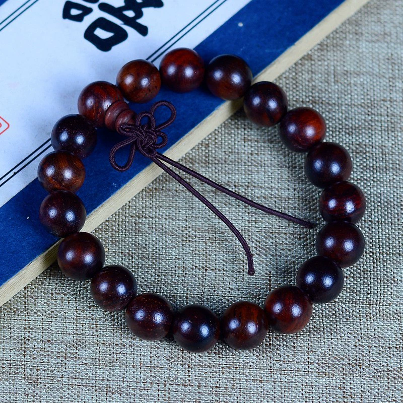 大红酸枝文玩佛珠-LQ154