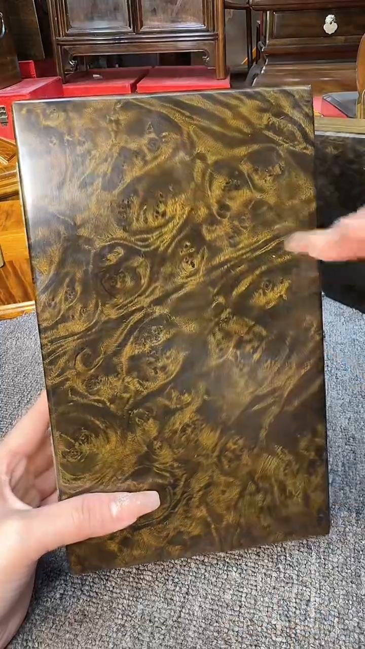 【闪购商品】乌木类成套家具阴沉乌木首饰盒Y417