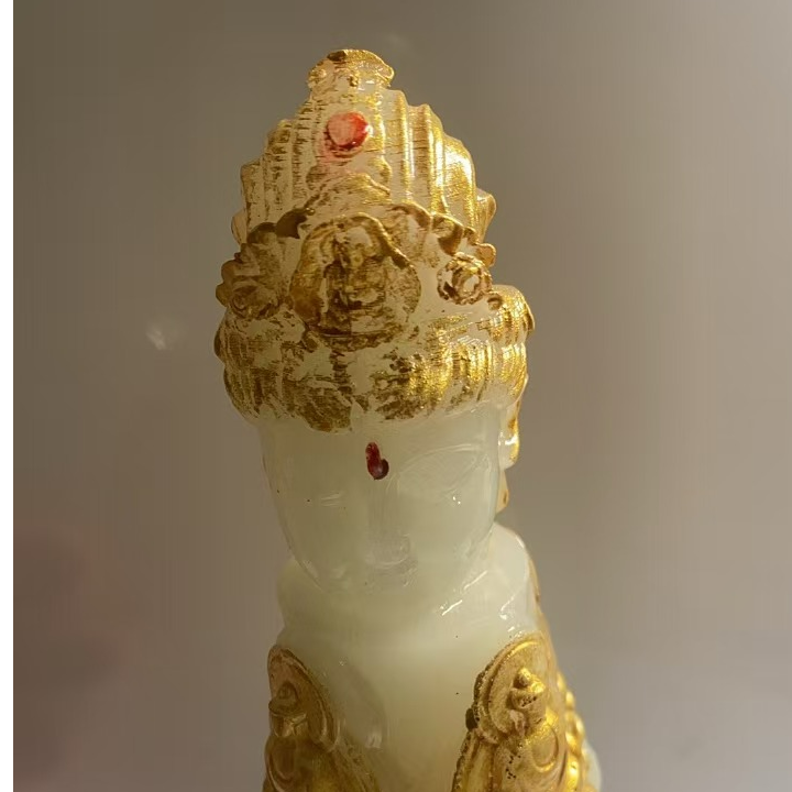 1.12 （青）家具摆件 双面观音办公客厅优选