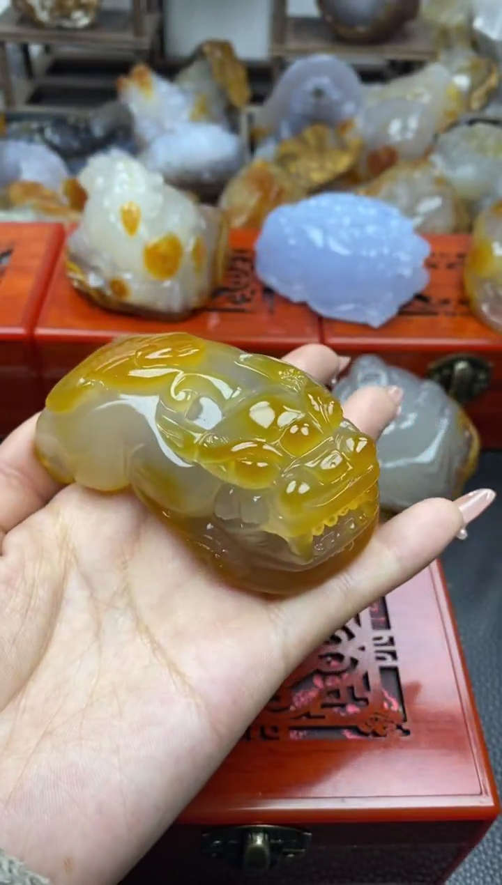 【闪购商品】玛瑙/玉髓手把未镶嵌00