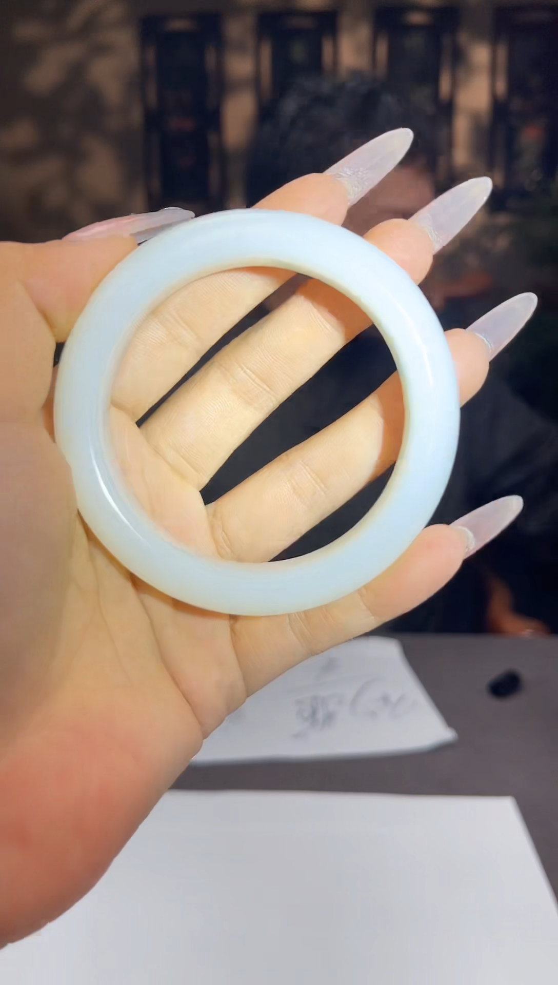 和田玉未镶嵌颈饰A065