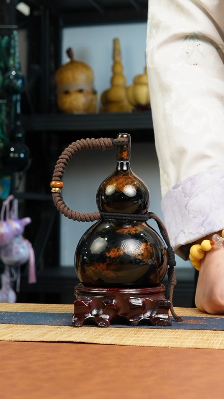 266号 天然热水酒葫芦 一物一拍（有瑕介意勿拍）