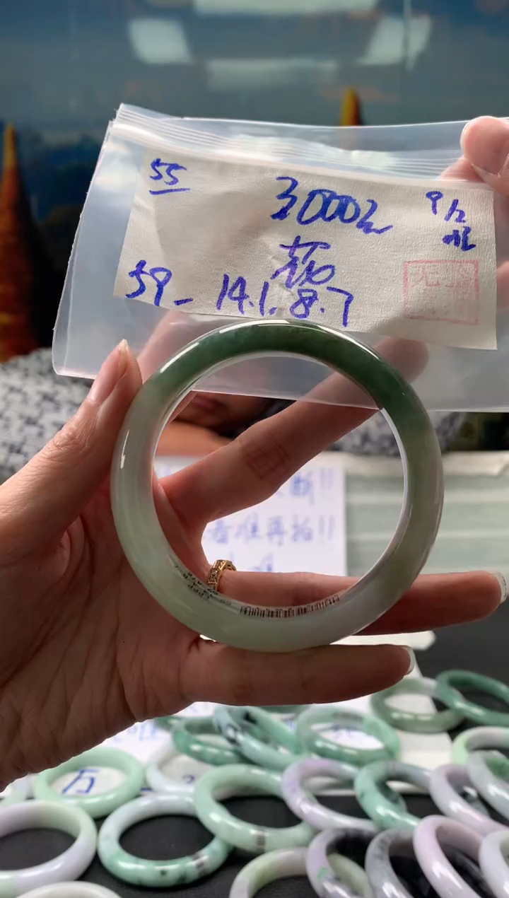 【闪购商品】翡翠手镯未镶嵌翡翠手镯 下单联系小耳机#55