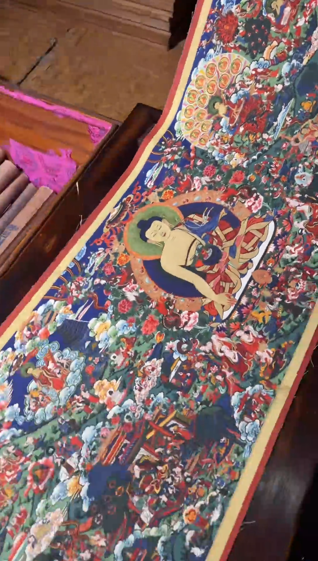 卷轴画东东唐卡tk16